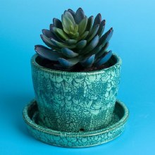 Additional picture of SW445 - Turquoise Bead Glaze Cone 5-10
