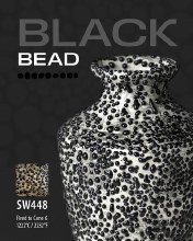 Additional picture of SW448 - Black Bead Glaze Cone 5-10