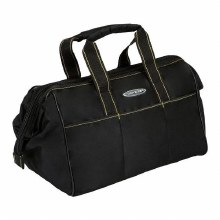 Additional picture of Tote/Tool Bag - 15" w/ Zipper & 14 Pockets, Black