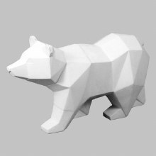 Additional picture of MCB1540 - Faceted Bear     9.75" x 3.75"W x 5.25"H