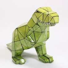 Additional picture of MCB1548 - Faceted T-Rex     10.25"L x 4.25"W x 6.4"H