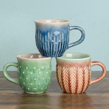 Additional picture of MCB1560 - Hobnail Mug (18oz)    4.25"L x 6"W