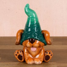 Additional picture of MCB1628 - Puppy Gnome     4"L x 4.5"W x 7.75"H