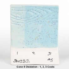 Additional picture of SW232 - Baby Blue Speck Cone 5-10