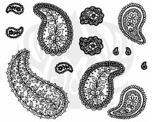 DSS0202 - Paisley (individual Designs) Designer Silkscreen