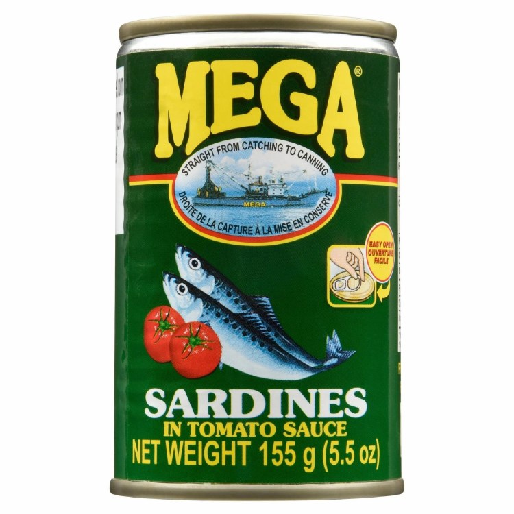 MEGA SARDINES IN TOMATO 155G