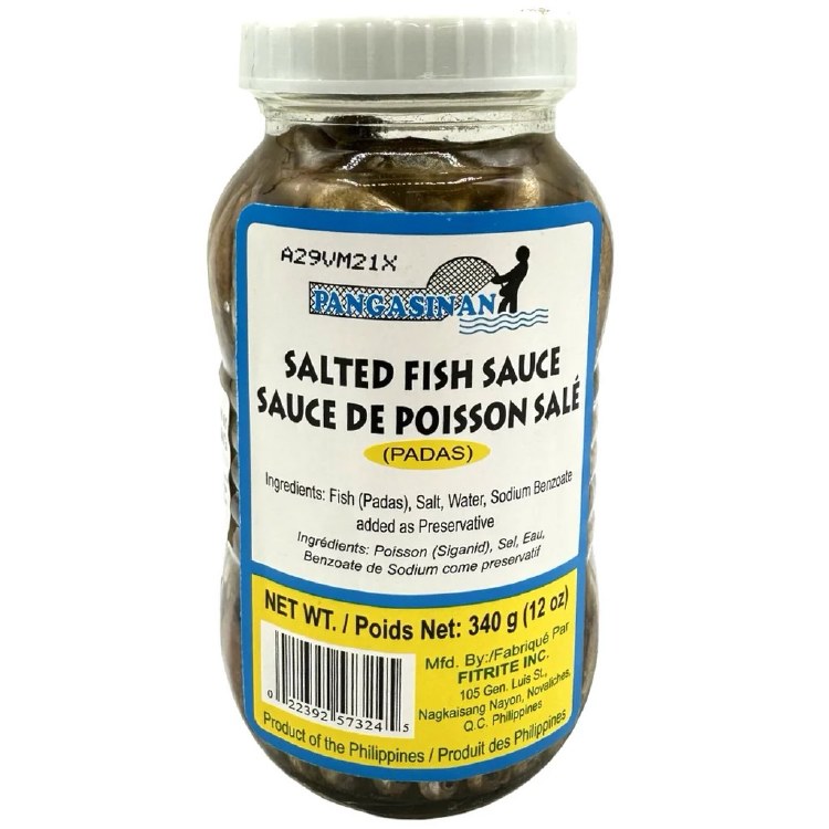 SALTED FISH SAUCE PADAS 12oz