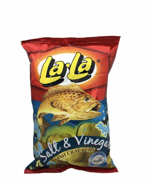 LA-LA FISH CRACKERS SALT&VINE