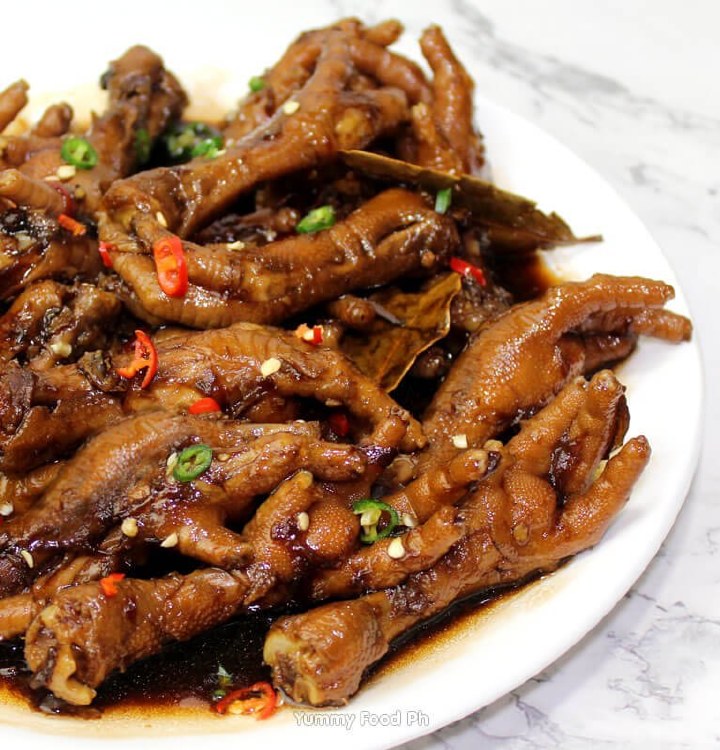 CHICKEN FEET SPICY ADOBO