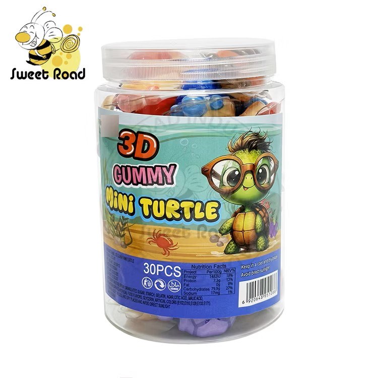 SMALL TURLE FRUIT JELLY JAR