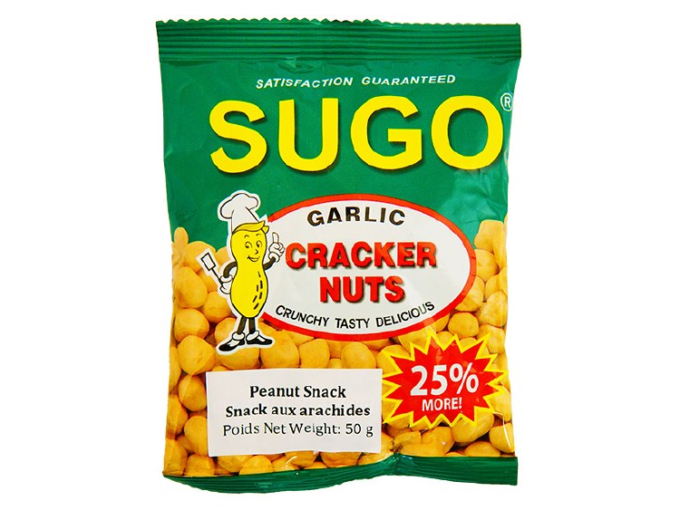 CRACKER NUTS GARLIC 50g