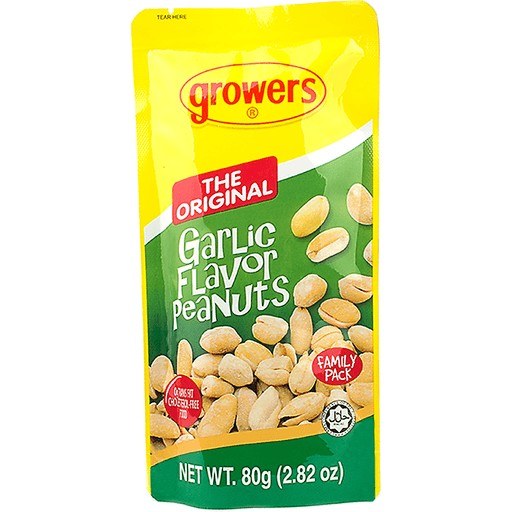 GROWERS GARLIC PEANUT 80g