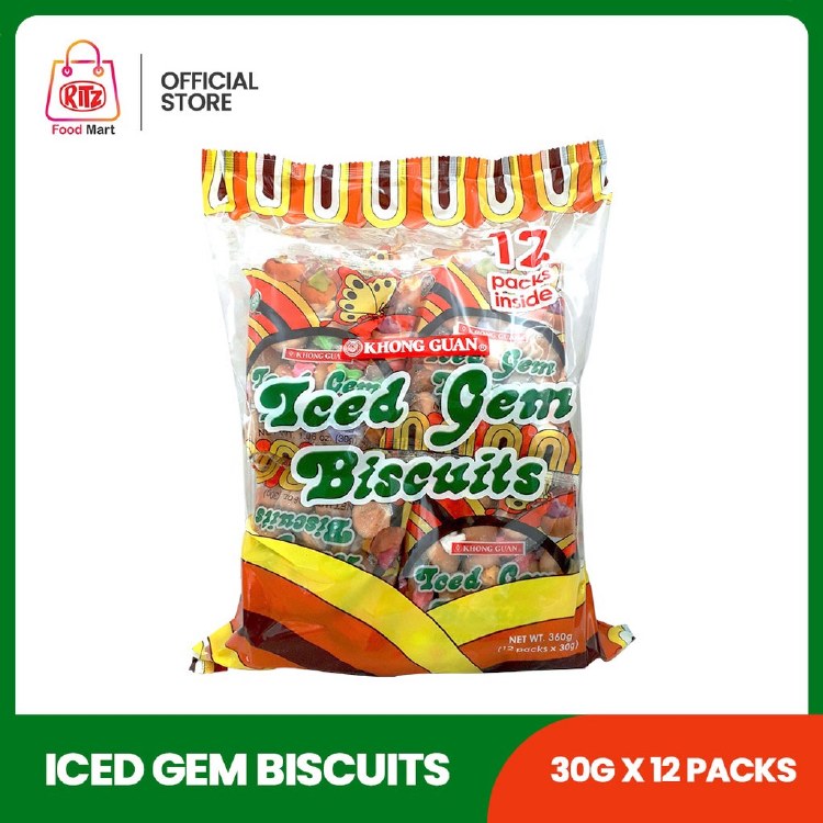 ICED GEM BISCUITS 12PCS