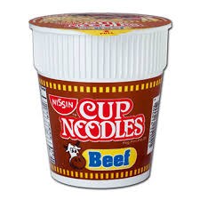 NISSIN CUP NOODLES BEEF 60G
