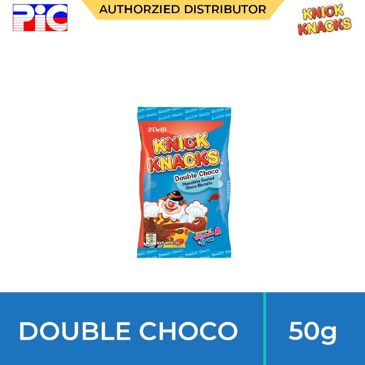 KNICK KNACKS DOUBLE CHOCO 50g