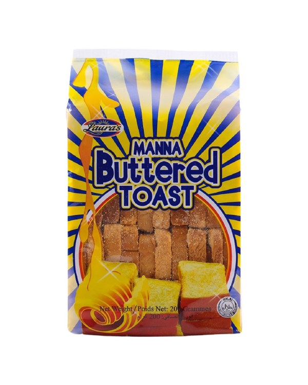 LAURA'S MANNA BUTTERED TOAST