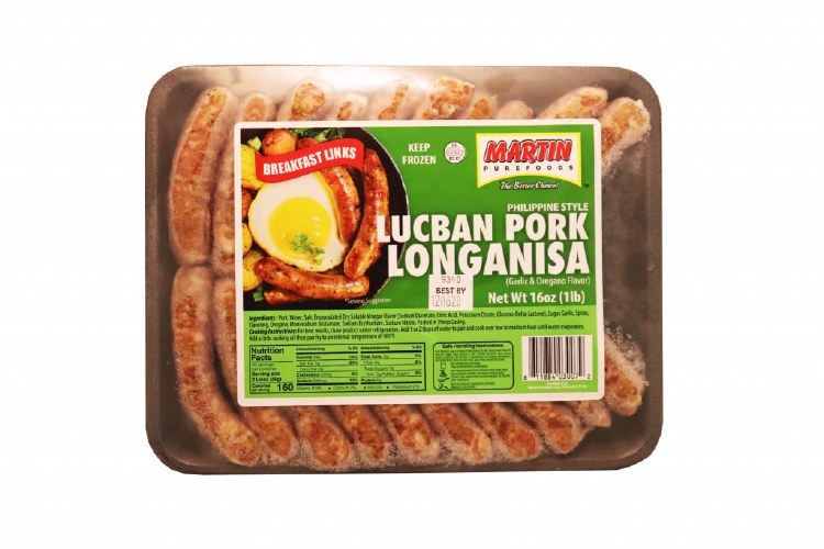 LUCBAN LONGANISA 375G