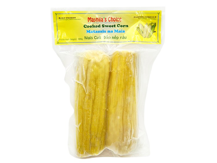 MC COOKEDSWEETCORN W/HUSK 500g