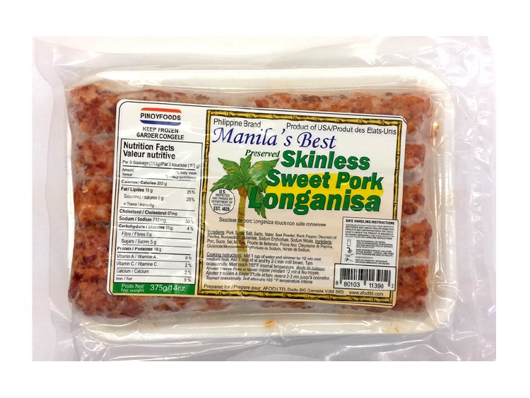 MC SKINLESS LONGANISA SWEET