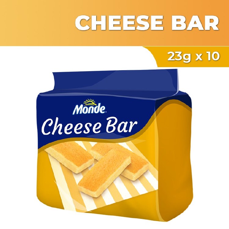 MONDE CHEESE BAR 10 X23g