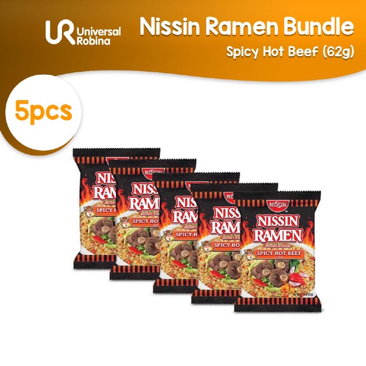 NISSIN RAMEN SPICY BEEF 6pcs.
