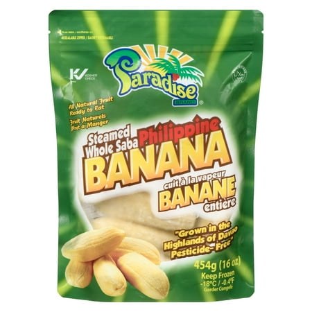 PARADISE STEAMED BANANA 454G