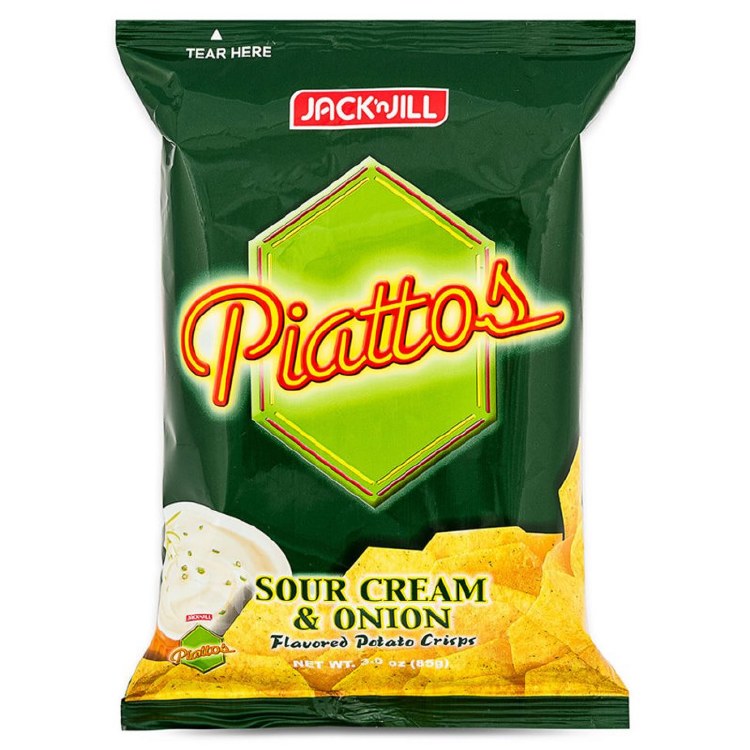PIATTOS SOURCREAMnONION 85g