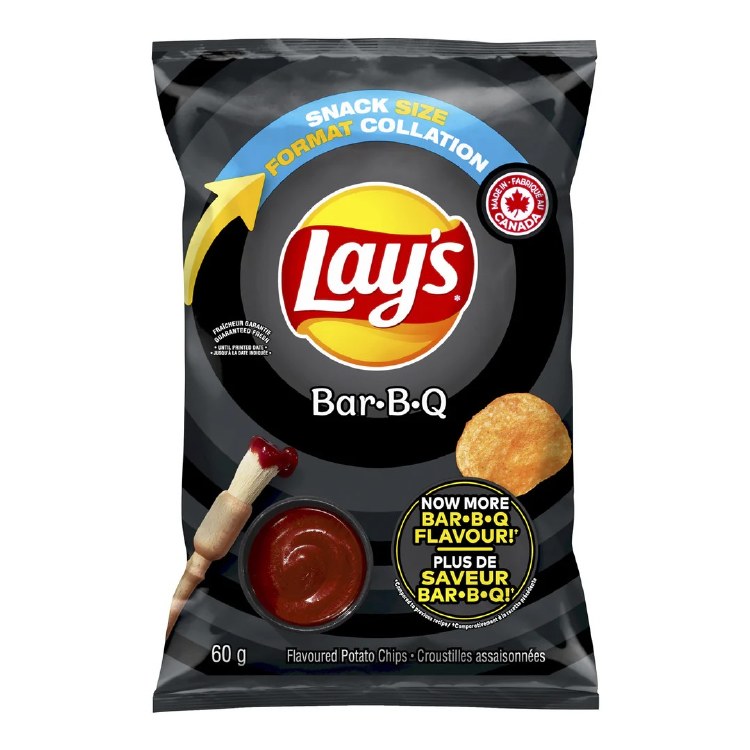 POTATO CHIPS BBQ FLAVOR 60G