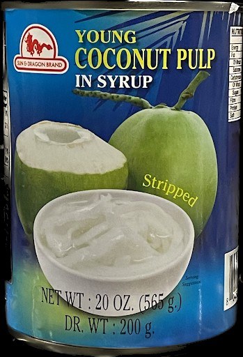 SD YOUNG COCONUT PULP STRIPPED