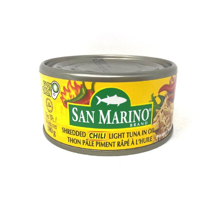 SHREDDED CHILI LIGHT TUNA 180g