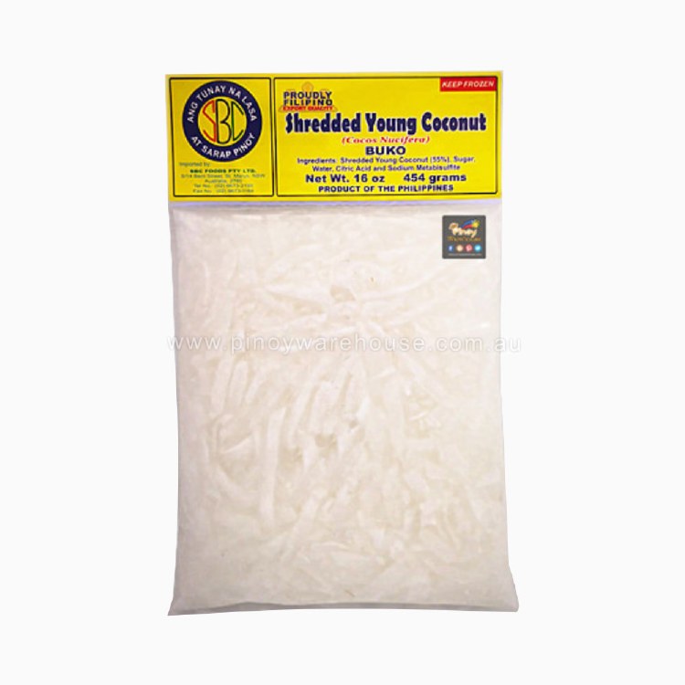 SHREDDED YOUNG COCONUT 454G