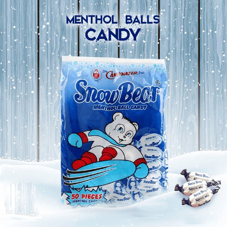 SNOW BEAR MENTHOL BALL CANDY