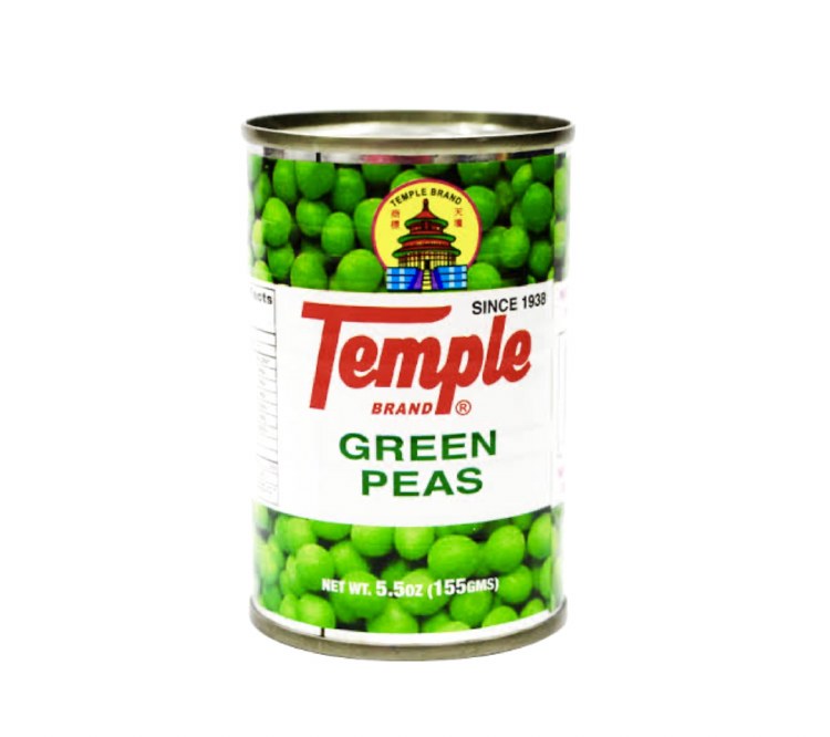 TEMPLE GREEN PEAS 155G
