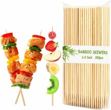 Bamboo Skewrs 6inches