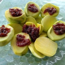 GREEN MANGO WITH ALAMANG