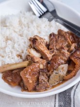 LECHON PAKSIW WITH RICE