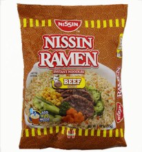 NISSIN RAMEN BEEF 6pcs.