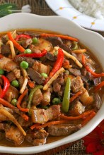 PORK DISH HALF TRAY ( ANY PORK OF YOUR CHOICE )