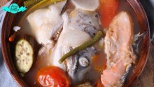 SINIGANG NA SALMON HEAD