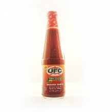 UFC BANANA SAUCE- HOT & SPICY 550g