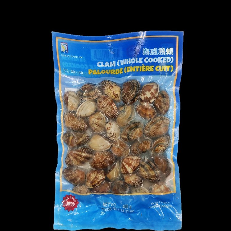 WHOLE COOKED CLAM 400g