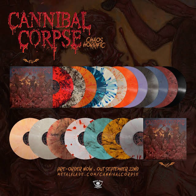 Cannibal Corpse - Black Cat Records N Comics