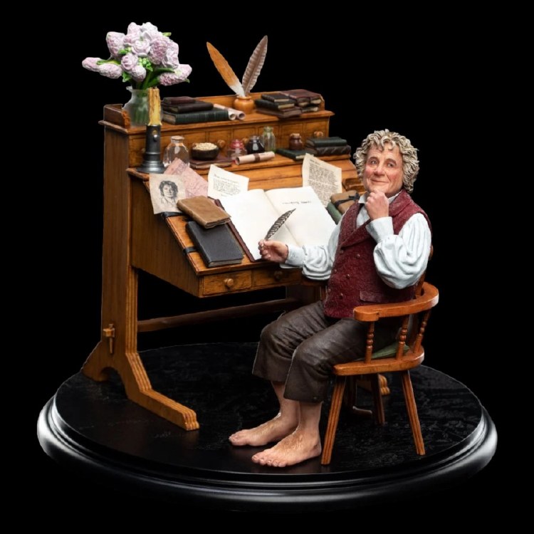 Lotr Bilbo At Desk Classic Ser