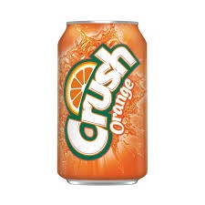 Crush Orange Soda, 16 Oz. Can
