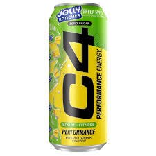 C4 Jolly Rancher, Green Apple Energy Drink, 16 Oz.