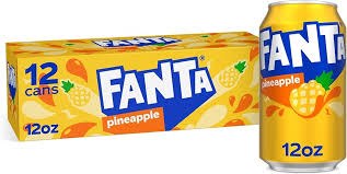 Coke Fanta Pina 12 Oz Can 12 Pack