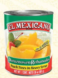 El Mexicano Durazno Rebanadas | Sliced Peaches, 29 oz