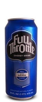 Full Throttle Energy Drink, Blue Agave, 16 oz
