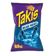 Takis Blue Heat Rolled Tortilla Chips, 9.9 oz