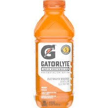 Gatorade Lyte Orange Flavor, 20 Oz.